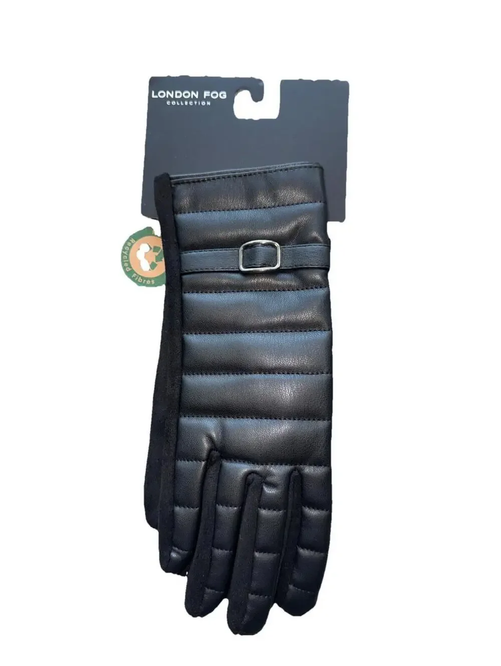 London Fog Women’s Dress Touch Screen Compatible Gloves-black- One Size